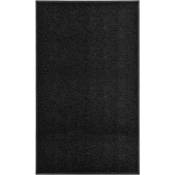 Vidaxl - Paillasson lavable Noir 90x150 cm Noir