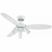 Westinghouse - Ventilateur de plafond Jet Plus Blanc avec éclairage