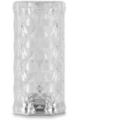 7 Couleurs LED Cristal Lampe de Table LumièRe Projection