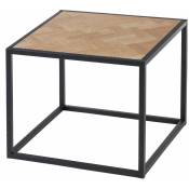 Altobuy - joss - Table Basse Carrée L.55cm Frêne