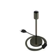 Alzaluce - Lampe de table en métal 25 cm - Perle noire - Perle noire