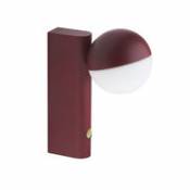 Applique avec prise Balancer MINI / Lampe de table - Orientable - Northern rouge en métal
