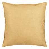 BigBuy Home Coussin Polyester Ocre 60 x 60 cm