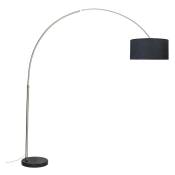 Booglamp xxl - Lampe arquée - 1 lumière - h 2250 mm - Acier - Moderne - éclairage intérieur - Salon - Acier - Qazqa