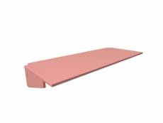Bureau tablette pour lit mezzanine largeur 120 rose pastel BUR120-RP