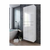 Colonne Pureza 60 cm - Blanc Laqué/BM salle de bain