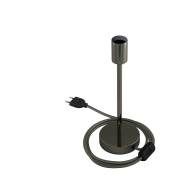 Creative Cables - Alzaluce - Lampe de table en métal 25 cm - Perle noire - Perle noire