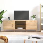 Design In - Meuble TV,Banc tv chêne sonoma 150x30x50 cm bois d'ingénierie -BV81844