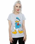 Disney Femme Donald Duck Angry T-Shirt X-Large Heather Gris