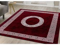 Ispa - tapis baroque rouge et blanc 160 x 230 cm PLUS1602308009RED