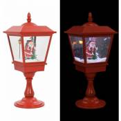 Lampe de piédestal de Noël avec Père Noël 64 cm