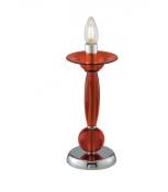 Lampe de table Estefan 1 ampoule Acrylique Rouge