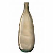 Lana Deco - vase bouteille verre mar cl s Vase Haut Vase Haut 25x75 - Marron