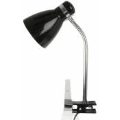 Leitmotiv - Lampe à pince Study Pinch - Diamètre 11.5cm Hauteur 35cm - Noir