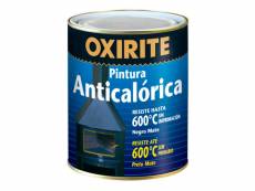 Oxirite peinture anti calorique noir mat 0.750l 5398041