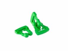 Pack 2 attaches rapides clip'on® vert