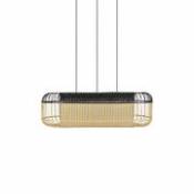 Suspension Bamboo Oval / Large -78 x 45 x H 24 cm -