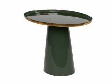 Table d'accouchement en métal vert 57x38x45 cm