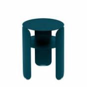 Table d'appoint Bebop / Ø 35 x H 45 cm - Fermob bleu en métal