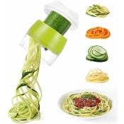 Tigrezy - Coupe Légumes Spirale, 3 en 1 Spaghetti de Légumes Spiralizer Legume, Spirale de Légumes Trancheuse pour Courgette Nouilles, Spaghettis,
