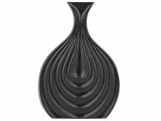 Vase décoratif noir 25 cm thapsus 144527