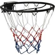 Vidaxl - Cerceau de basket,Noir 45 cm Acier,nylon