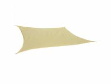 Voile d’ombrage 3 x 3m bot sable