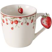 Boltze Gruppe - Tasse à thé avec motif de fraises