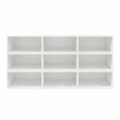 Buffet ouvert blanc 9 cases GoodHome Atomia H. 112
