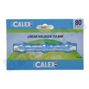 Calex - 509118 Ampoule Halogene R7S 80W 230V 2800K Longueur : 118mm