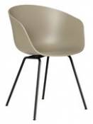 Chaise About a chair AAC26 / Plastique & métal - Hay vert en plastique