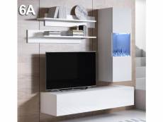 Combinaison de meubles luke 6a blanc (1,6m) MSSD0136-A