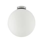 Fan Europe - lampd Plafonnier Globe Blanc 30x32cm