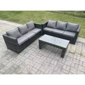 Fimous Outdoor rotin Garden Furniture Lounge sofa set