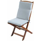 Homemaison - Coussin de fauteuil en toile outdoor Gris Perle 40 x 90 cm - Gris Perle
