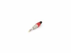Jack male professionnel 6.35mm stereo rouge VELLca028r