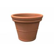 Kloris - Pot plantes rond couleur Terracotta 50 cm