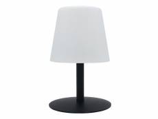 Lampe de table sans fil led standy mini dark noir acier h25cm