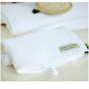 Linen & Cotton Serviette de Bain Drap de Bain Gaufré