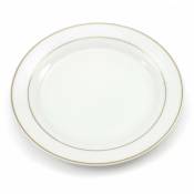 Lot de 30 assiettes PixMax - diamètre 20 cm - blanc