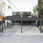 Maison du'Monde - Table de jardin gris 203,5x100x76 cm bois
