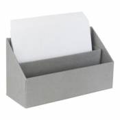 Organiseur range-courriers vertical 2 compartiments Bigso Box George coloris gris