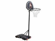 Panier de basket sur pied enfant adulte hauteur 146-200cm réglable mobile hombuy avec roues