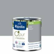Peinture intérieure Ripolin O'Pur gris galet satin 0 5L