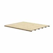 Plancher pour abri bois Belaia 11 1 m² ép.28 mm