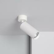 Spot à Douille Aluminium Quartz pour Ampoule GU10 Blanc