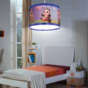 Suspension chambre d'enfant lampe suspendue animaux lampe enfant, plastique coloré, 1x E27, DxH 28x120 cm