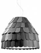Suspension Roofer - Fabbian gris en plastique
