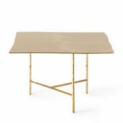 Table basse XXX Carré / Large - 52 x 52 x H 33 cm - Opinion Ciatti or en métal