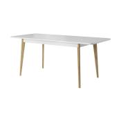 Table extensible nordi 140/180 x 75 x 80 cm chêne